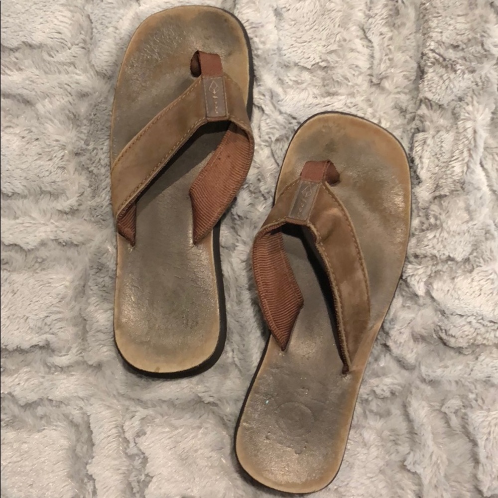 REEF tall sandals brown